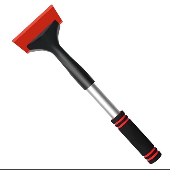 Red and Black Ice Scraper with Foam Grip NWOT - Picture 3 of 6
